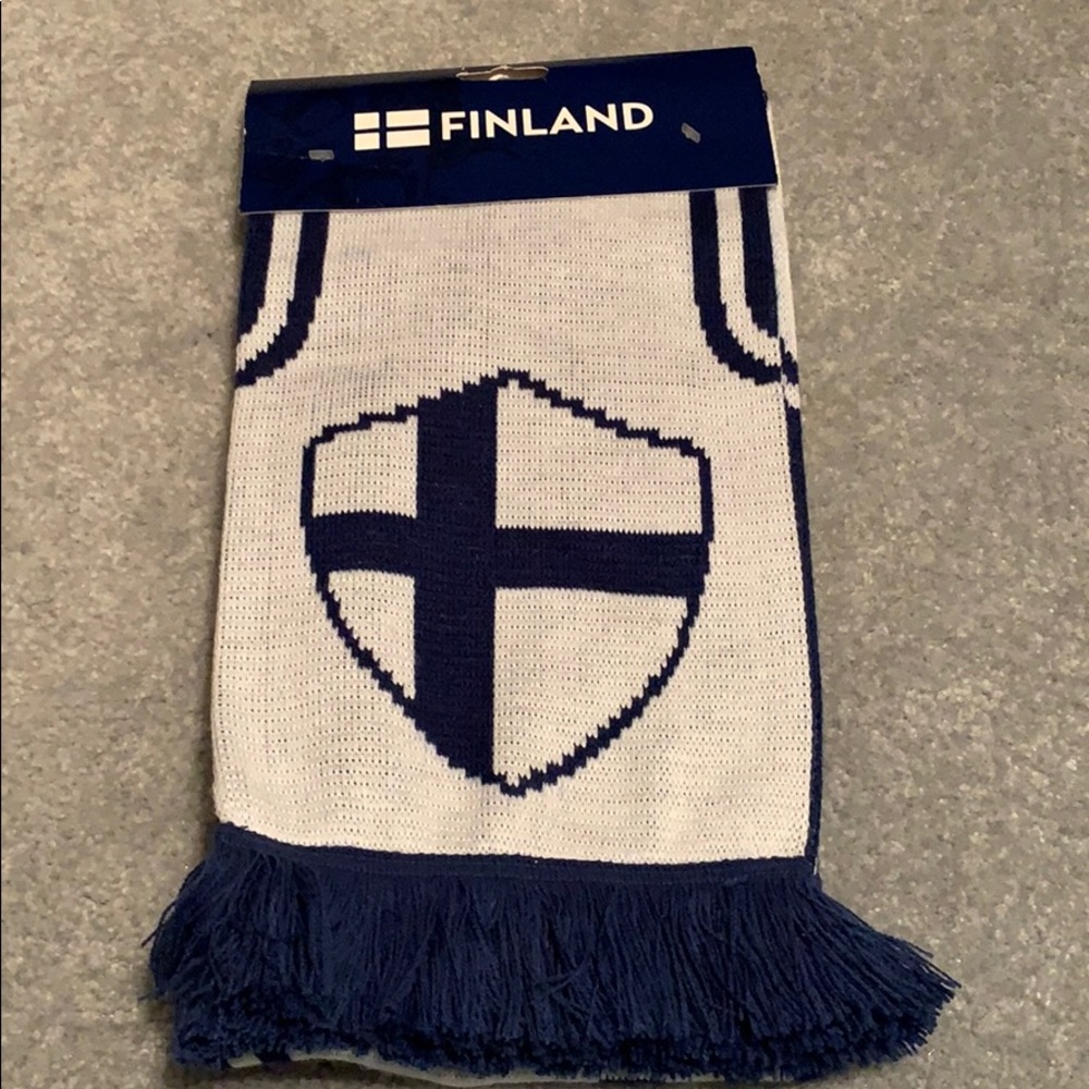 Blue & White Official Scarf purchased in Finland